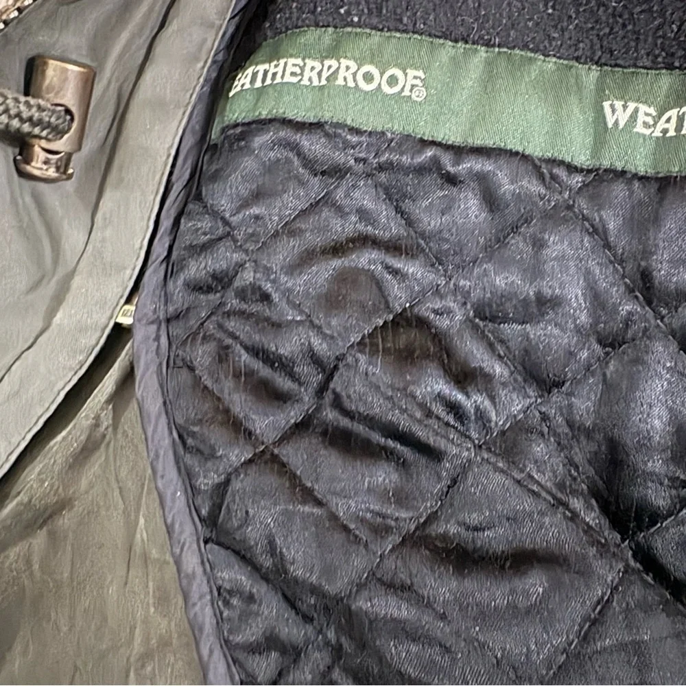 Weatherproof Men’s Multi-pocket Jacket with Detachable Lining Size XL w/ Leather